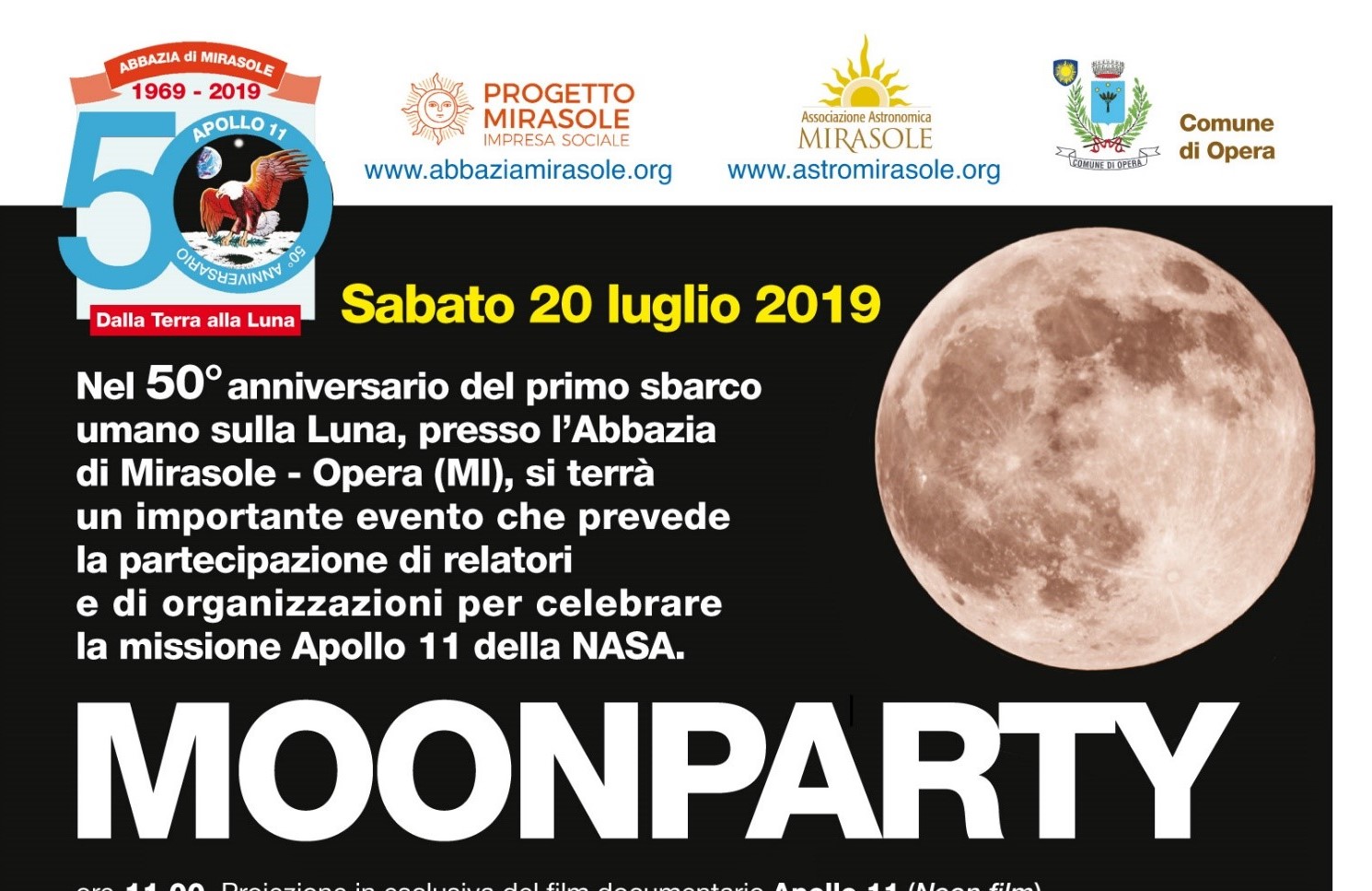 Scopri di più sull'articolo MoonParty a Mirasole
