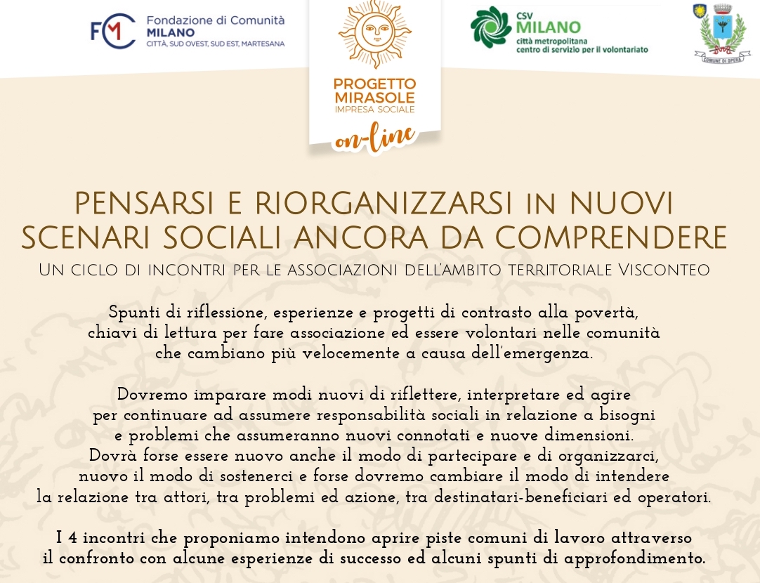 Scopri di più sull'articolo Pensarsi e riorganizzarsi in nuovi scenari ancora da comprendere