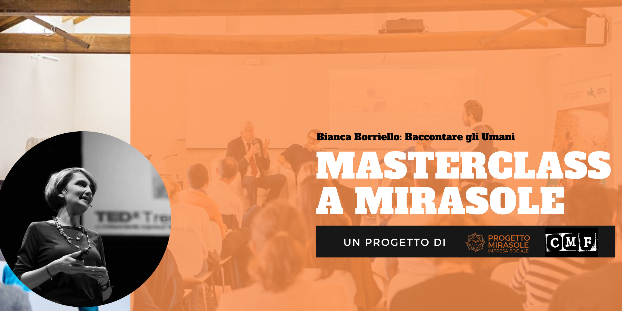 Scopri di più sull'articolo Raccontare gli umani – Masterclass in Abbazia con Bianca Borriello